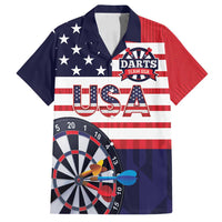 United States Dart Custom Family Matching Off Shoulder Maxi Dress and Hawaiian Shirt Team USA One For All