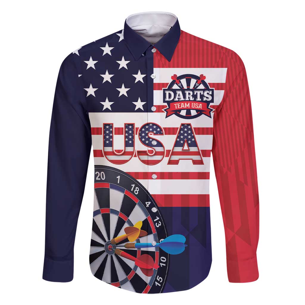 United States Dart Custom Family Matching Short Sleeve Bodycon Dress and Hawaiian Shirt Team USA One For All