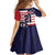 United States Dart Custom Family Matching Summer Maxi Dress and Hawaiian Shirt Team USA One For All