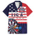 United States Dart Custom Family Matching Summer Maxi Dress and Hawaiian Shirt Team USA One For All