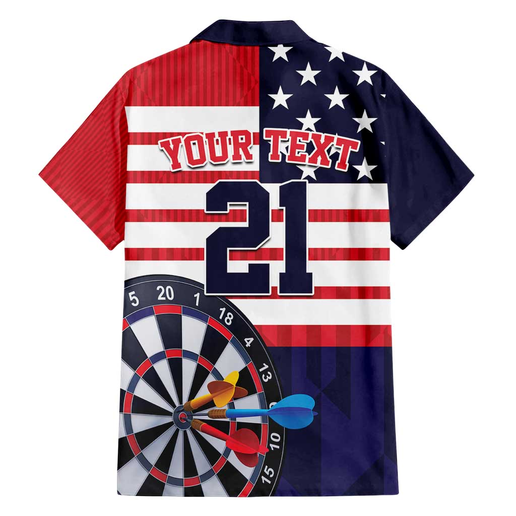 United States Dart Custom Family Matching Summer Maxi Dress and Hawaiian Shirt Team USA One For All
