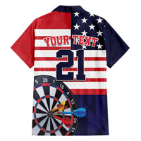 United States Dart Custom Family Matching Summer Maxi Dress and Hawaiian Shirt Team USA One For All