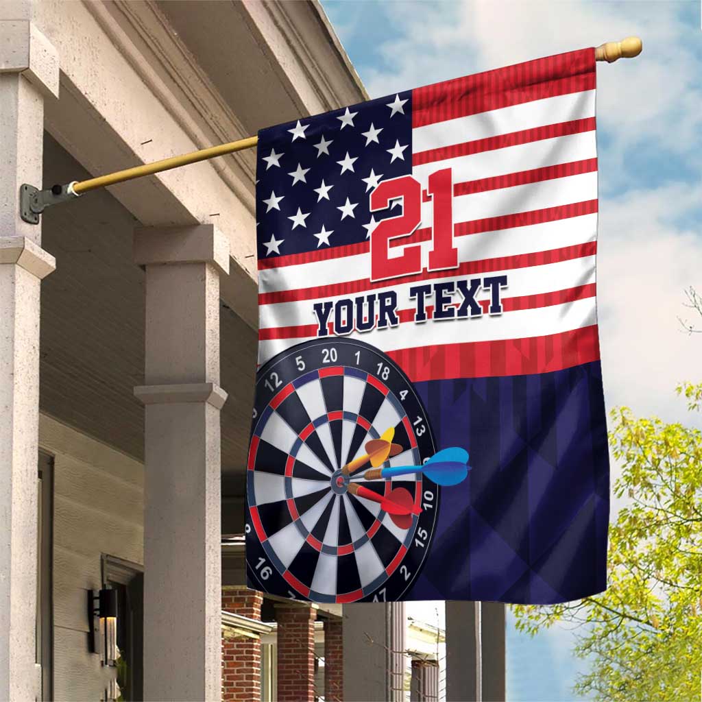 United States Dart Custom Garden Flag Team USA One For All