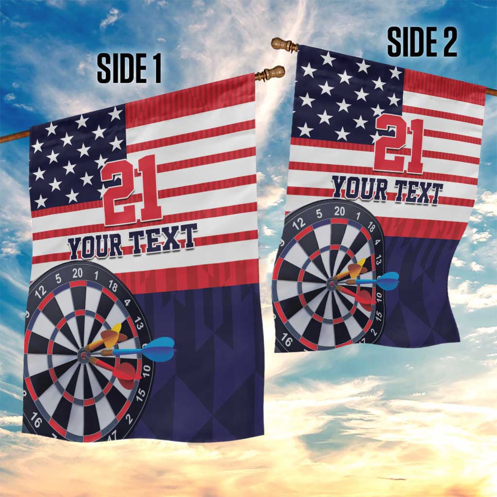United States Dart Custom Garden Flag Team USA One For All
