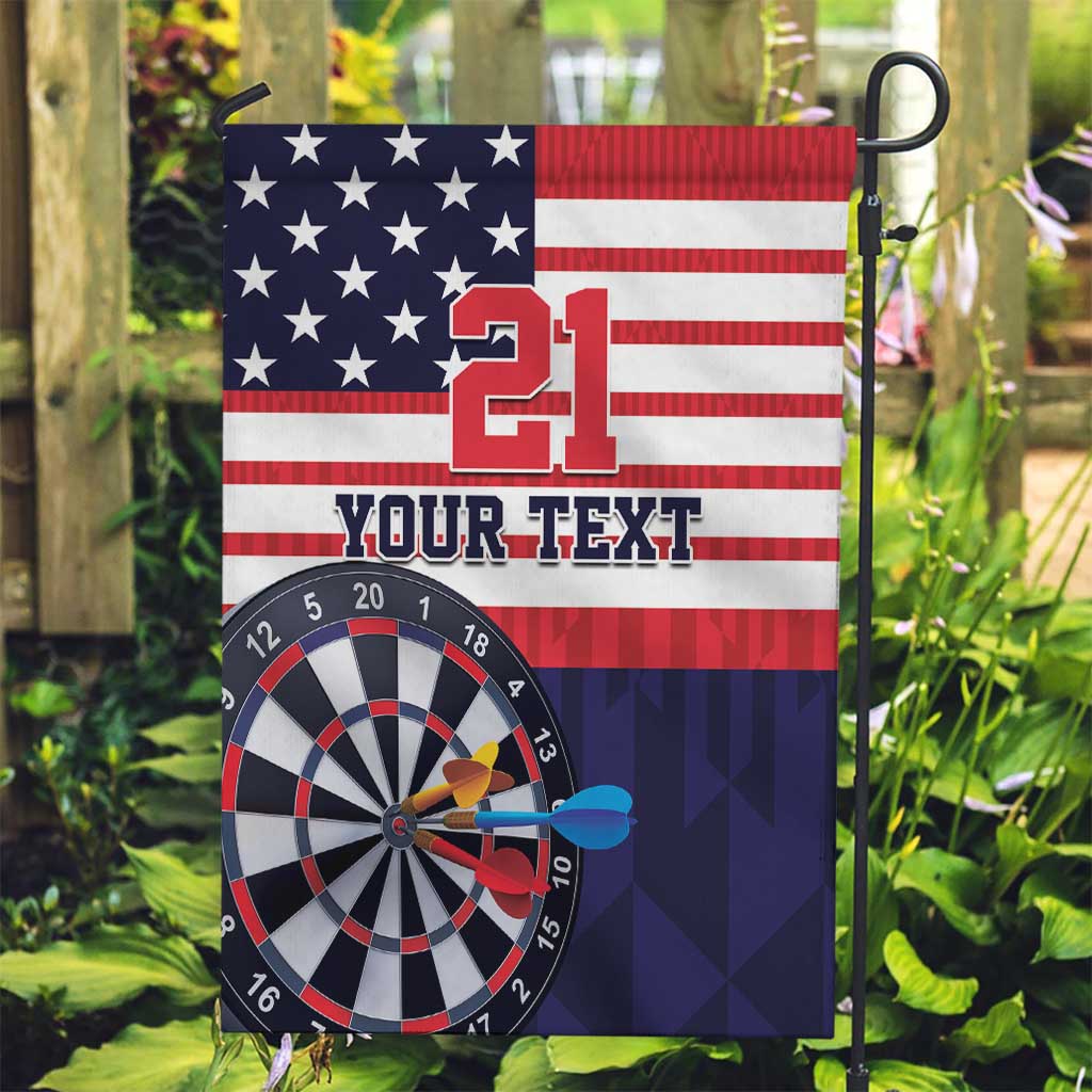 United States Dart Custom Garden Flag Team USA One For All
