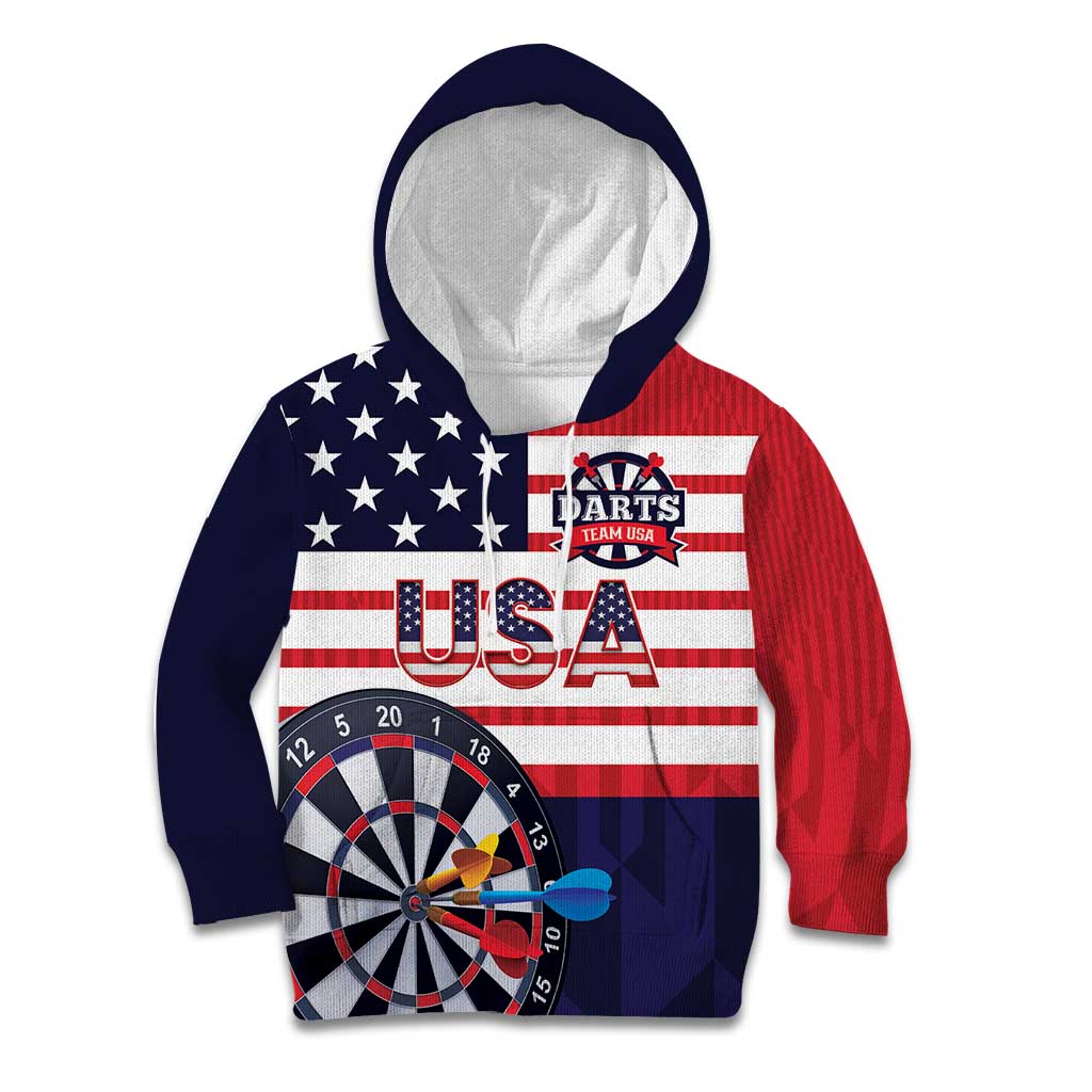 United States Dart Custom Kid Hoodie Team USA One For All