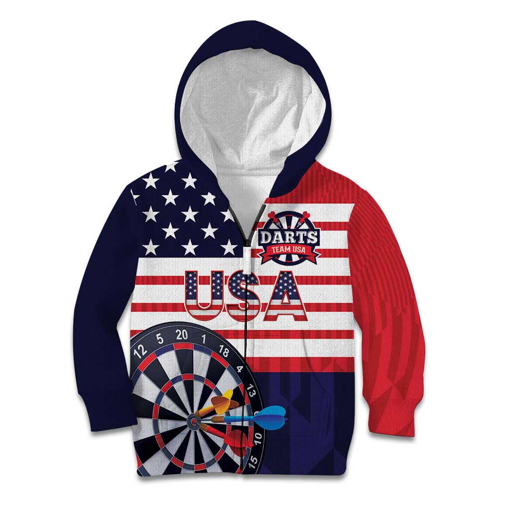 United States Dart Custom Kid Hoodie Team USA One For All
