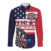 United States Dart Custom Long Sleeve Button Shirt Team USA One For All