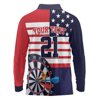 United States Dart Custom Long Sleeve Polo Shirt Team USA One For All