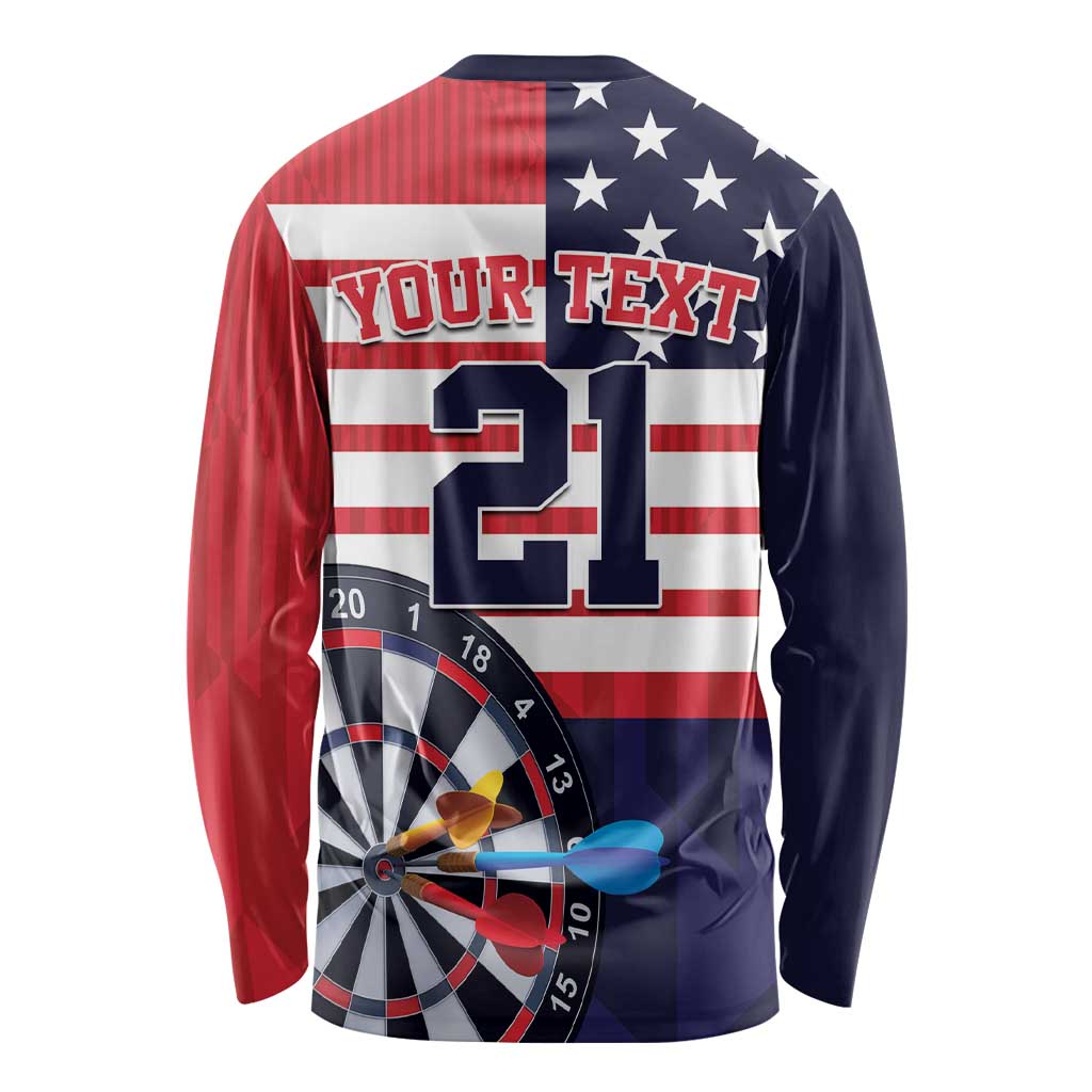 United States Dart Custom Long Sleeve Shirt Team USA One For All