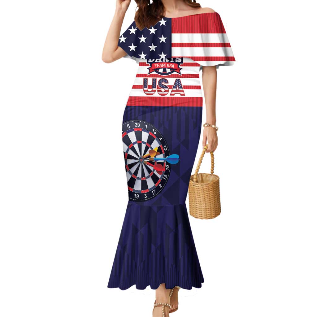 United States Dart Custom Mermaid Dress Team USA One For All