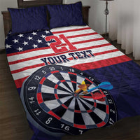 United States Dart Custom Quilt Bed Set Team USA One For All