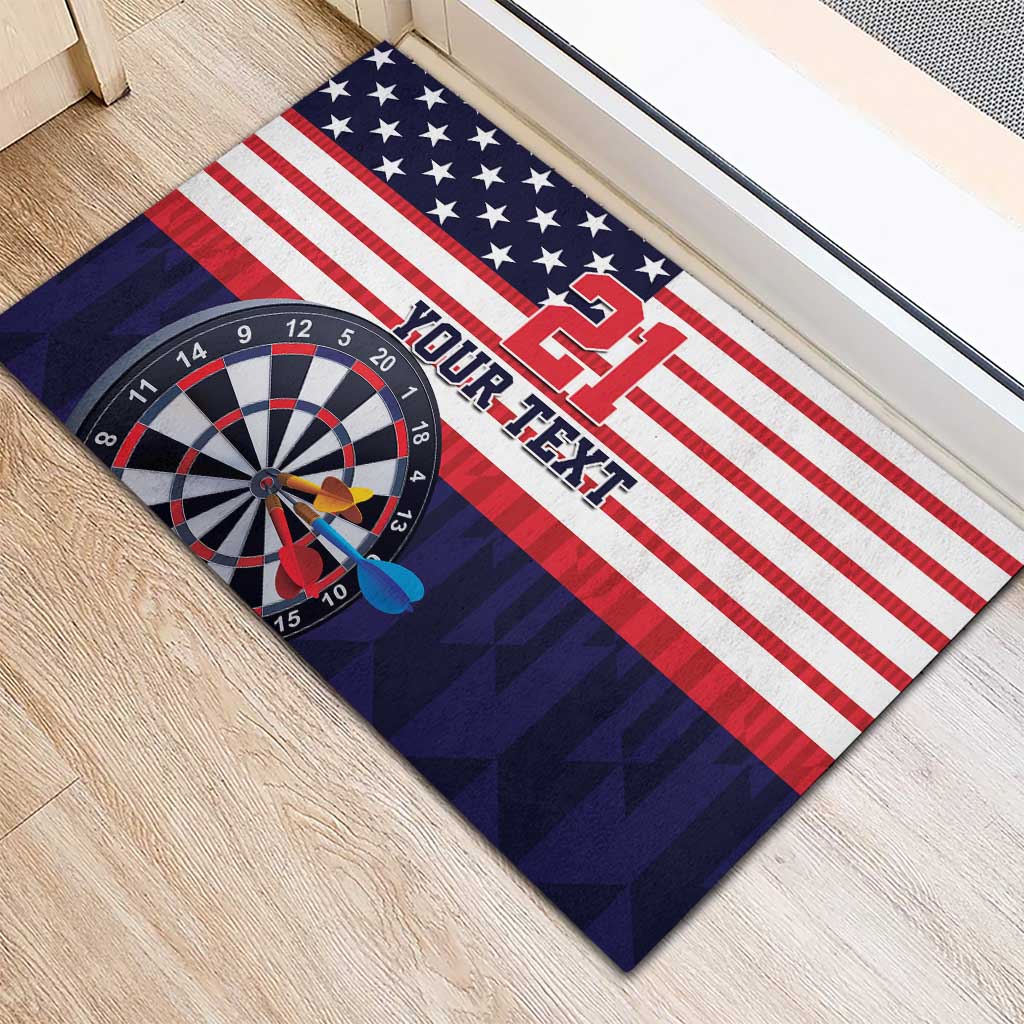 United States Dart Custom Rubber Doormat Team USA One For All