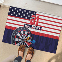 United States Dart Custom Rubber Doormat Team USA One For All