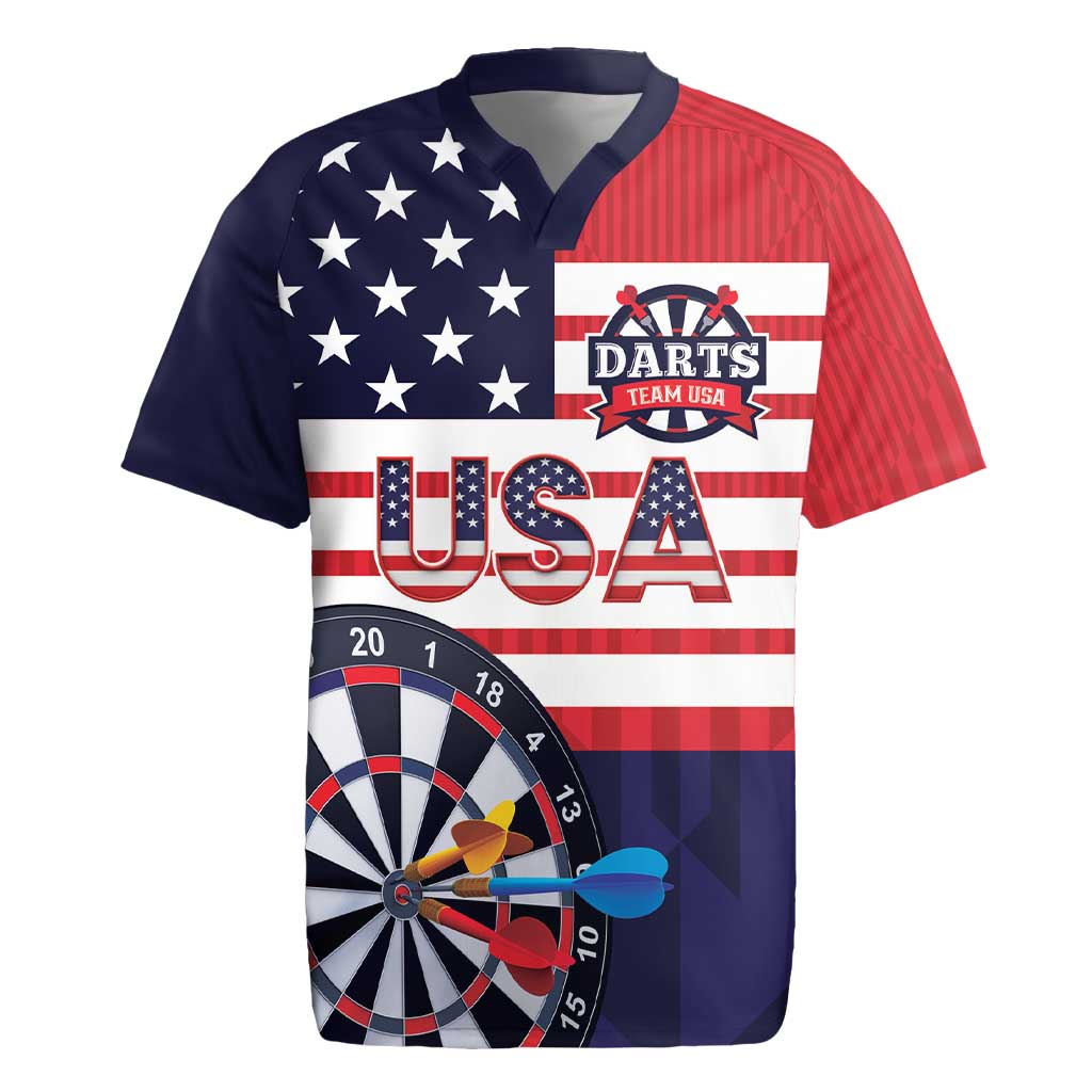 United States Dart Custom Rugby Jersey Team USA One For All