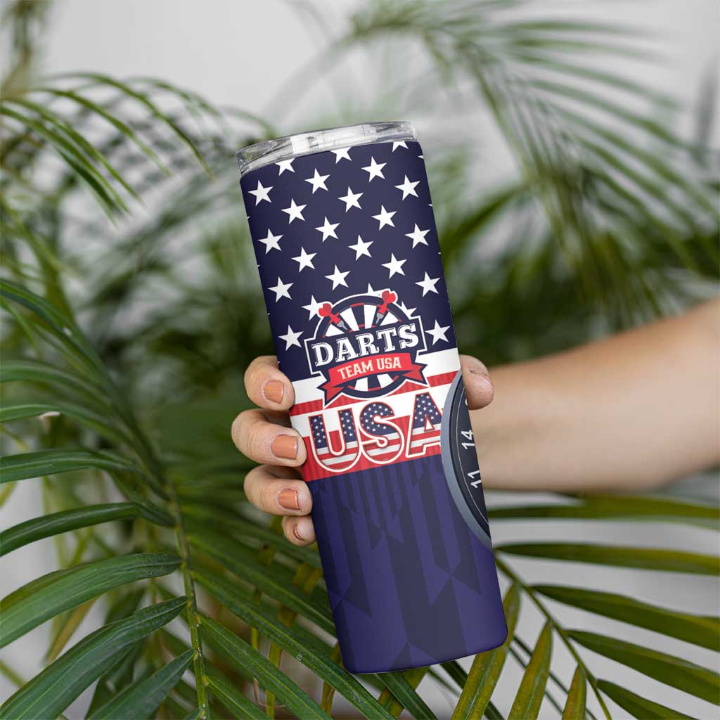United States Dart Custom Skinny Tumbler Team USA One For All