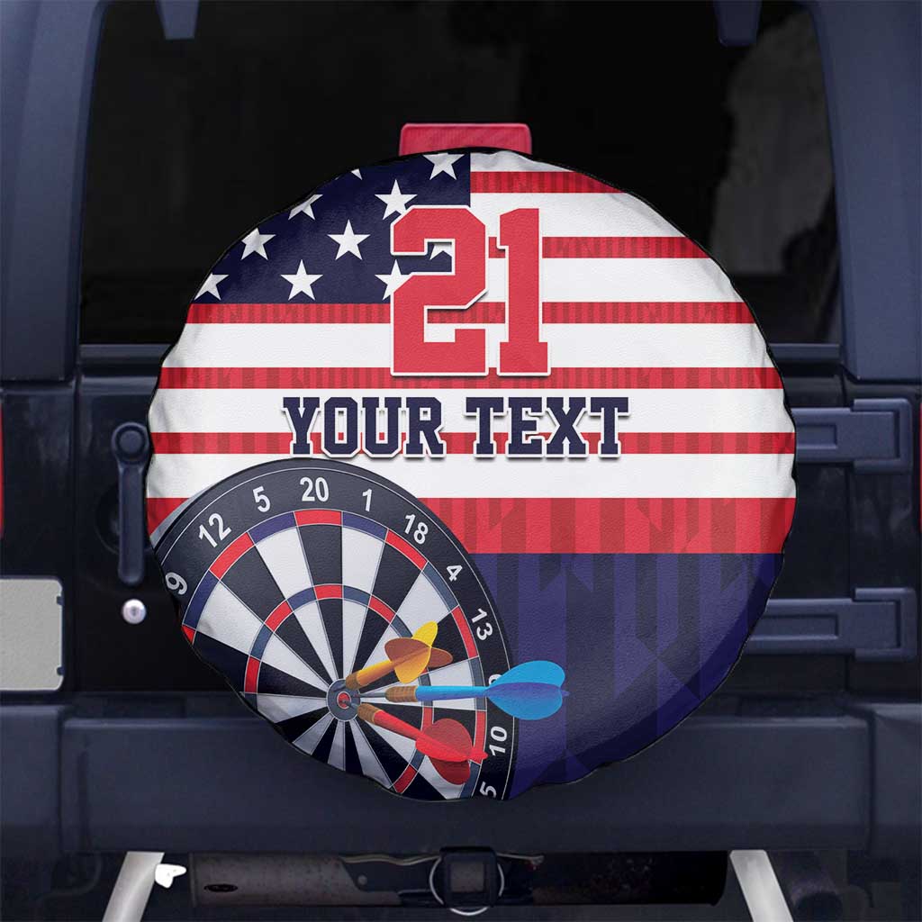 United States Dart Custom Spare Tire Cover Team USA One For All