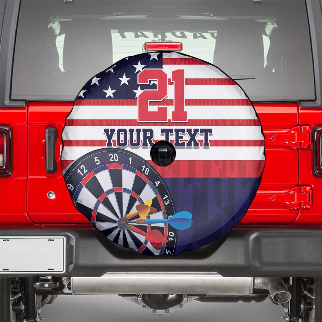 United States Dart Custom Spare Tire Cover Team USA One For All