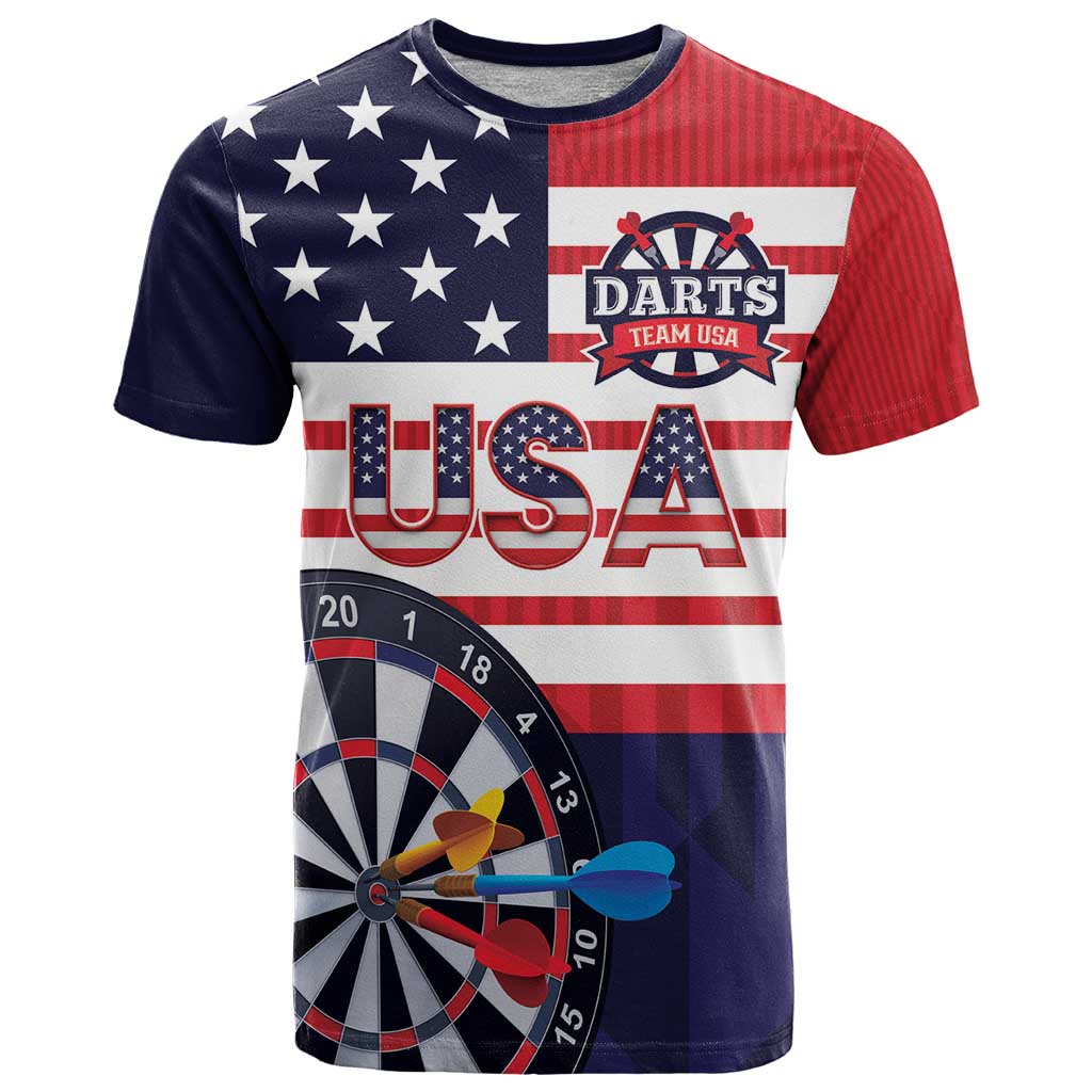 United States Dart Custom T Shirt Team USA One For All
