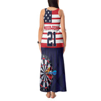 United States Dart Custom Tank Maxi Dress Team USA One For All
