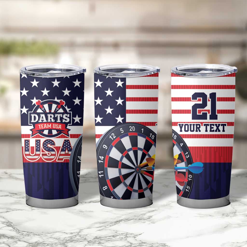 United States Dart Custom Tumbler Cup Team USA One For All