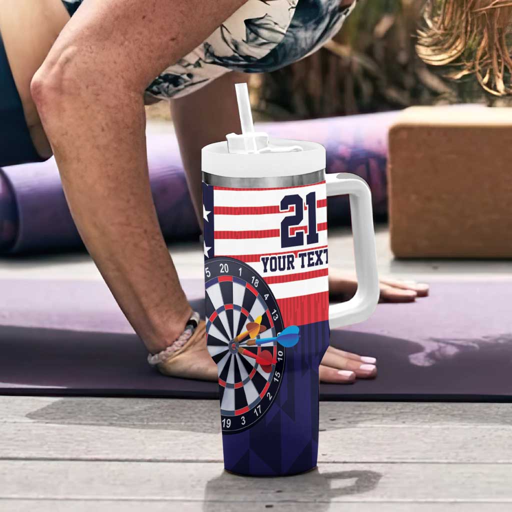 United States Dart Custom Tumbler With Handle Team USA One For All