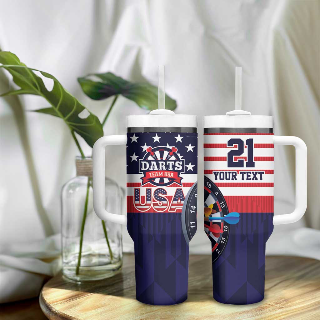 United States Dart Custom Tumbler With Handle Team USA One For All