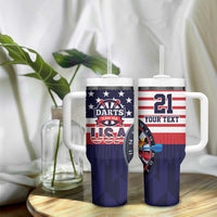 United States Dart Custom Tumbler With Handle Team USA One For All