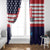 United States Dart Custom Window Curtain Team USA One For All