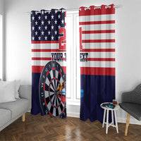 United States Dart Custom Window Curtain Team USA One For All