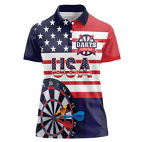 United States Dart Custom Women Polo Shirt Team USA One For All