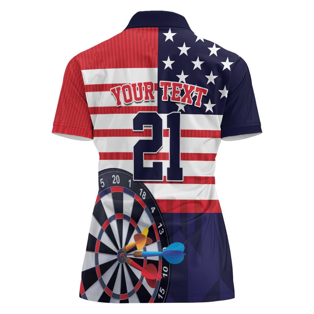 United States Dart Custom Women Polo Shirt Team USA One For All