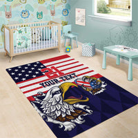 United States Football Custom Area Rug Team USA One For All