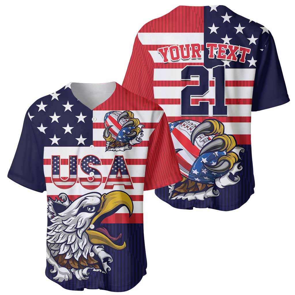 United States Football Custom Baseball Jersey Team USA One For All