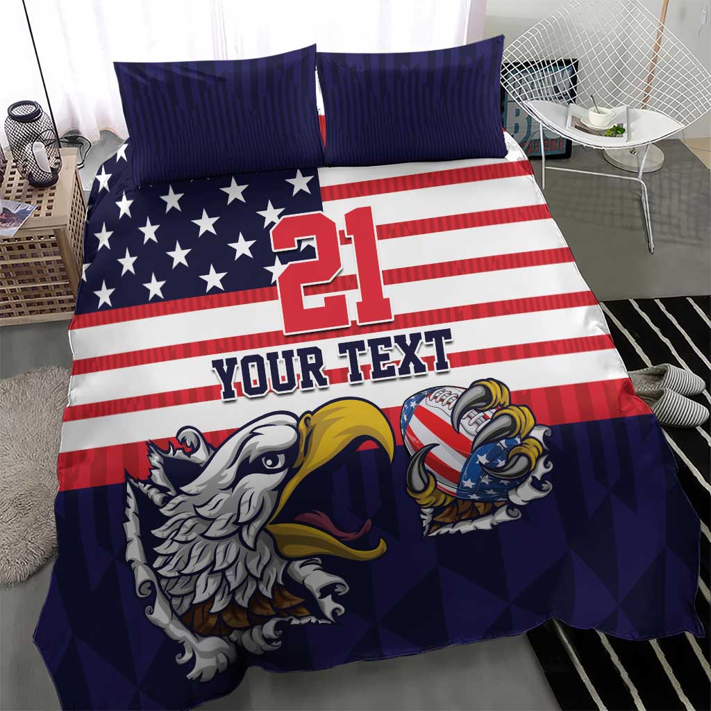 United States Football Custom Bedding Set Team USA One For All