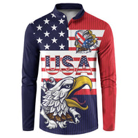 United States Football Custom Button Sweatshirt Team USA One For All