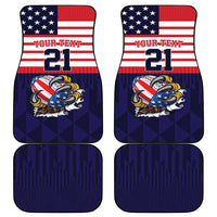 United States Football Custom Car Mats Team USA One For All