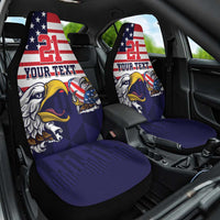 United States Football Custom Car Seat Cover Team USA One For All