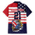 United States Football Custom Family Matching Summer Maxi Dress and Hawaiian Shirt Team USA One For All