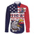 United States Football Custom Family Matching Summer Maxi Dress and Hawaiian Shirt Team USA One For All