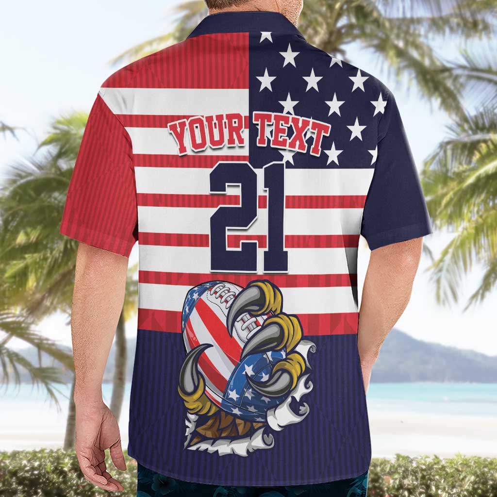 United States Football Custom Hawaiian Shirt Team USA One For All