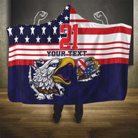 United States Football Custom Hooded Blanket Team USA One For All