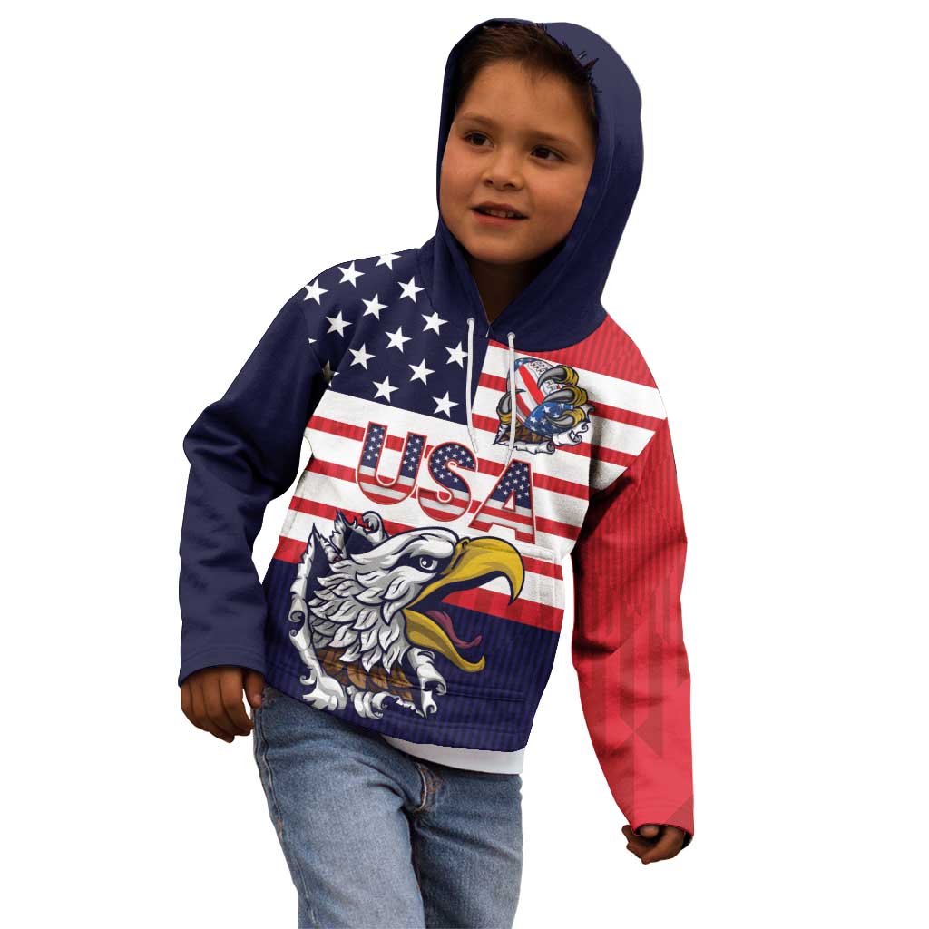 United States Football Custom Kid Hoodie Team USA One For All