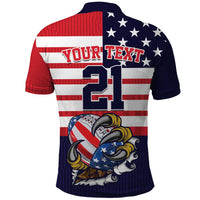United States Football Custom Polo Shirt Team USA One For All