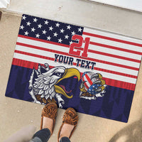 United States Football Custom Rubber Doormat Team USA One For All