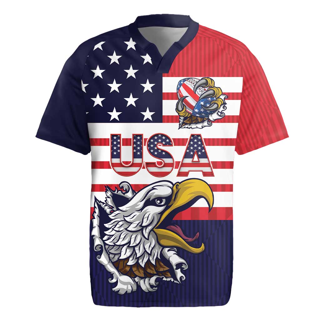 United States Football Custom Rugby Jersey Team USA One For All
