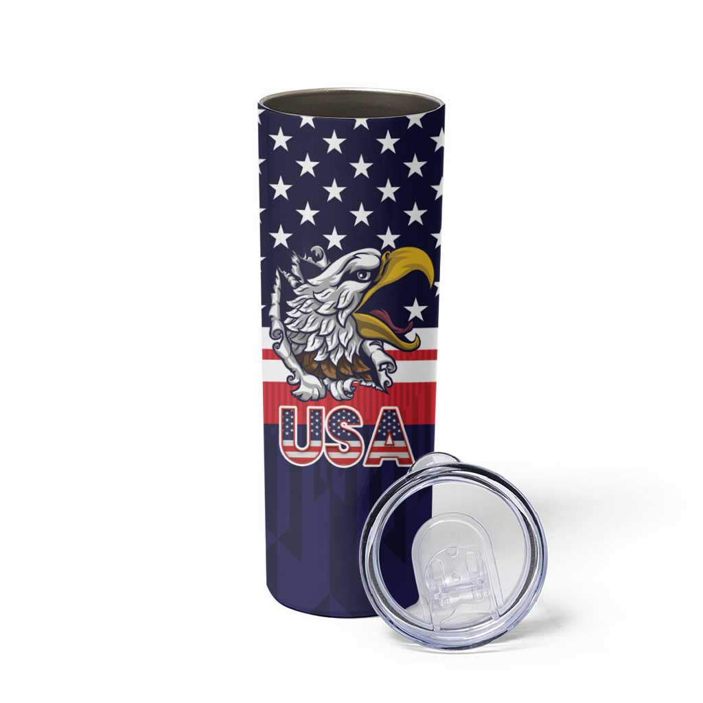 United States Football Custom Skinny Tumbler Team USA One For All