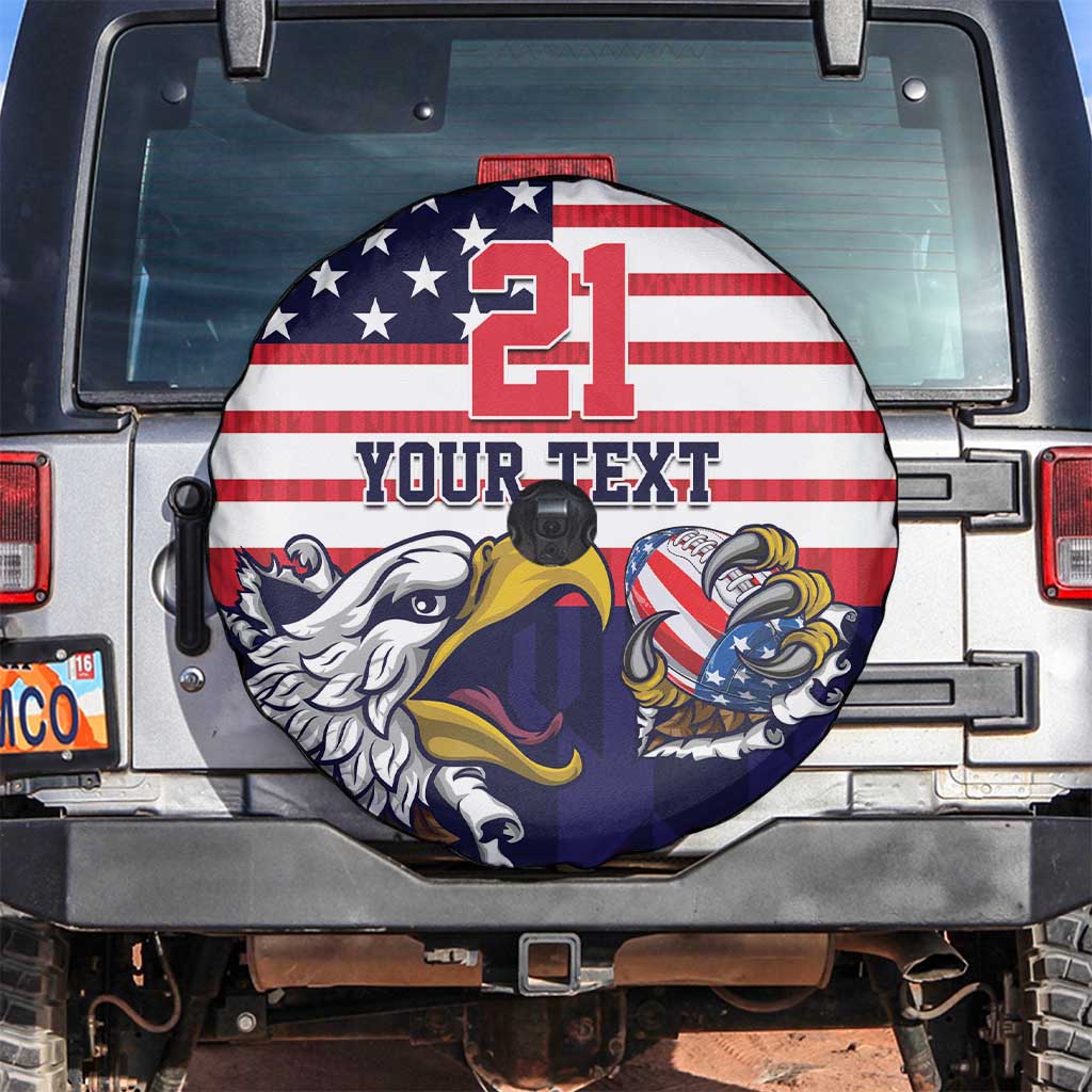 United States Football Custom Spare Tire Cover Team USA One For All