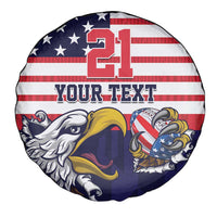 United States Football Custom Spare Tire Cover Team USA One For All