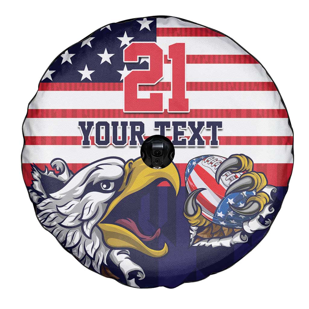 United States Football Custom Spare Tire Cover Team USA One For All